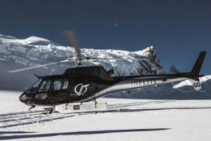 Helicopter on Mt Cook