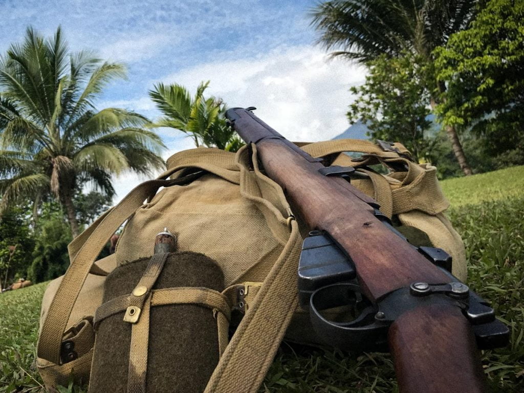 Rifle on the Kokoda Track